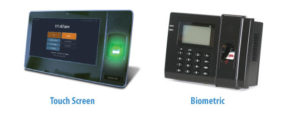 Time clock - Touch, biometric